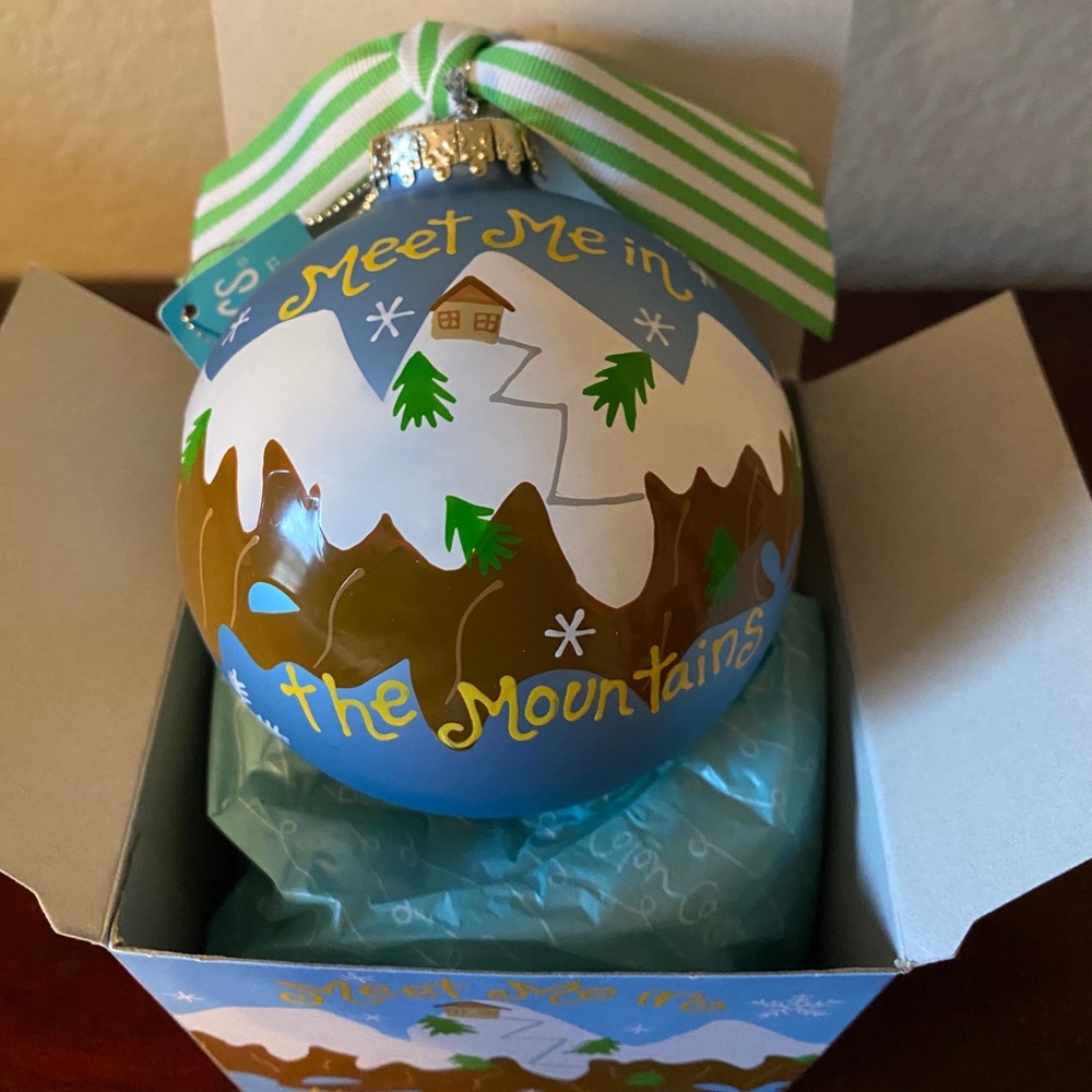Coton Colors - Meet me in the Mountains Ornament.